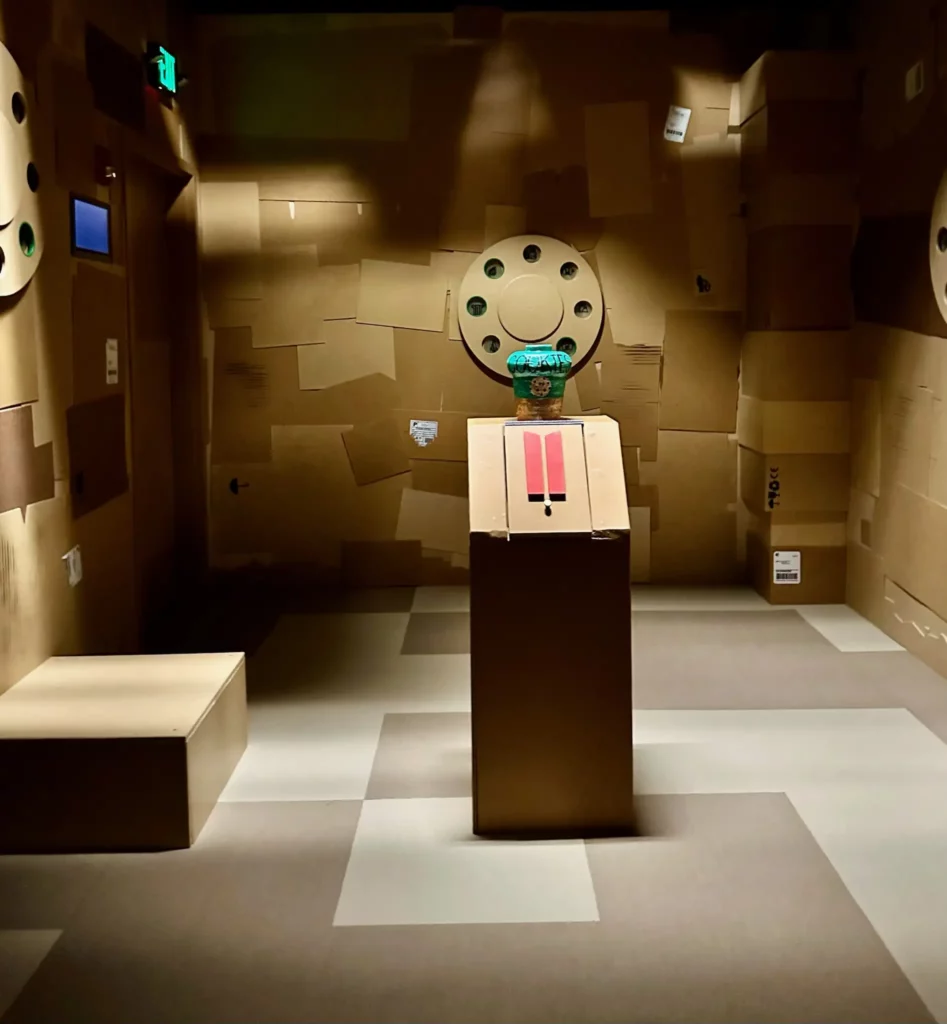 Cookie jar in center of room