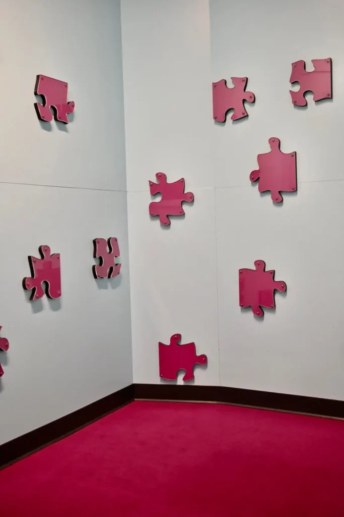 Puzzle on the wall
